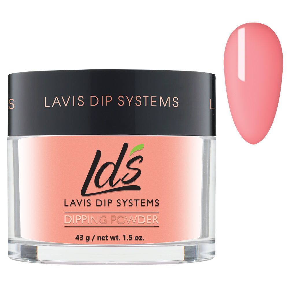 LDS Coral Dipping Powder Nail Colors - 007 Just Peachy
