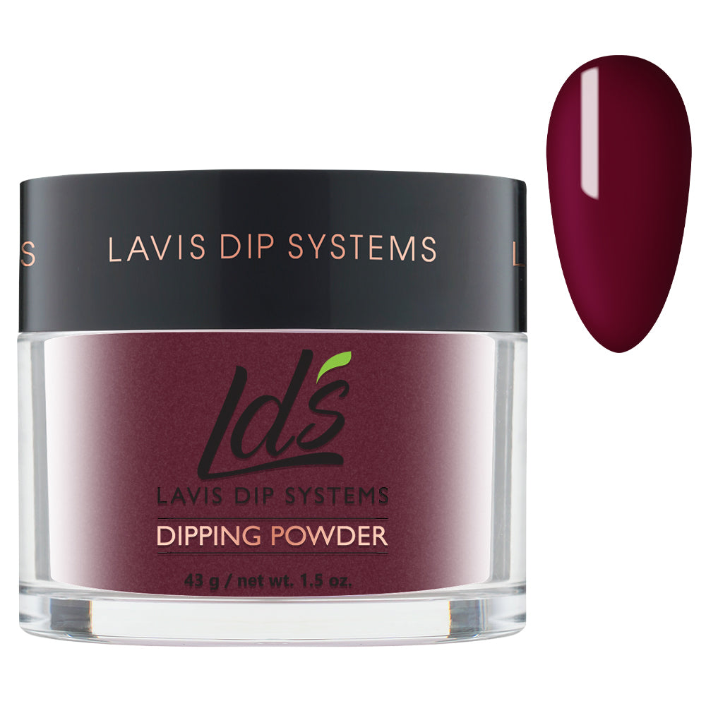 LDS Red Dipping Powder Nail Colors - 013 Mulled Wine