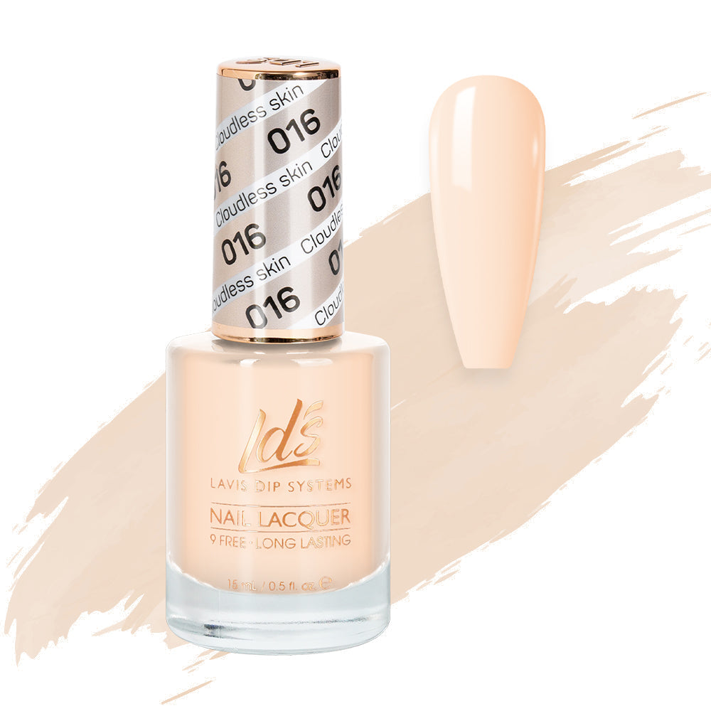 LDS 016 Cloudless Skin - LDS Nail Lacquer 0.5oz