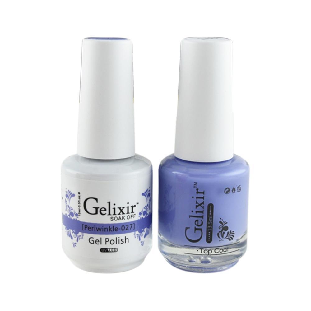 Gelixir Gel Nail Polish Duo - 027 Purple Colors - Periwinkle