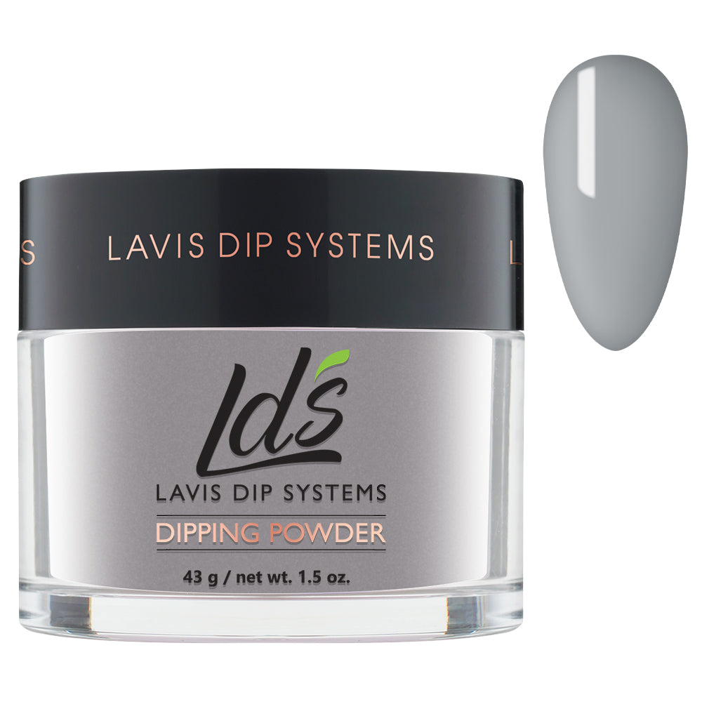 LDS Gray Dipping Powder Nail Colors - 065 Lava Stone