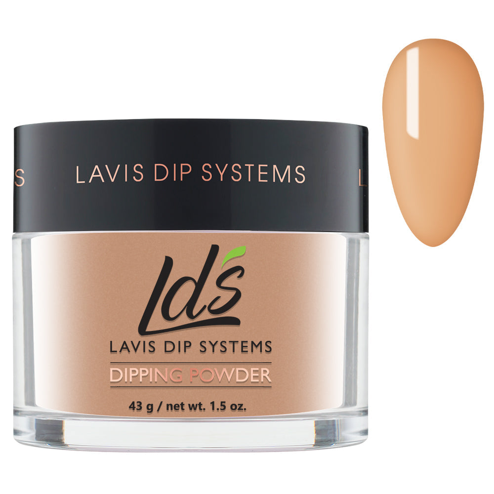 LDS Coral Dipping Powder Nail Colors - 066 Crème Brulee