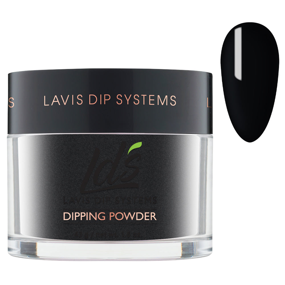 LDS Black Dipping Powder Nail Colors - 074 Black List