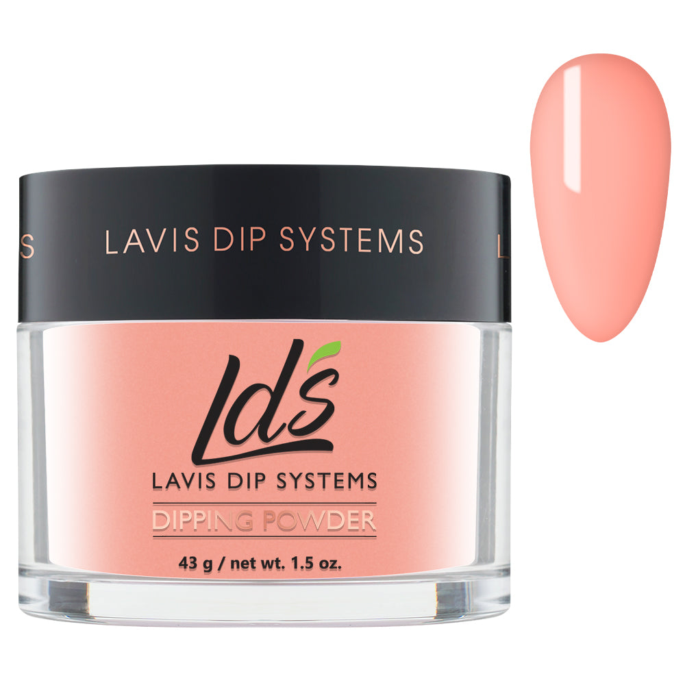 LDS Coral Dipping Powder Nail Colors - 082 Give Peach A Chance