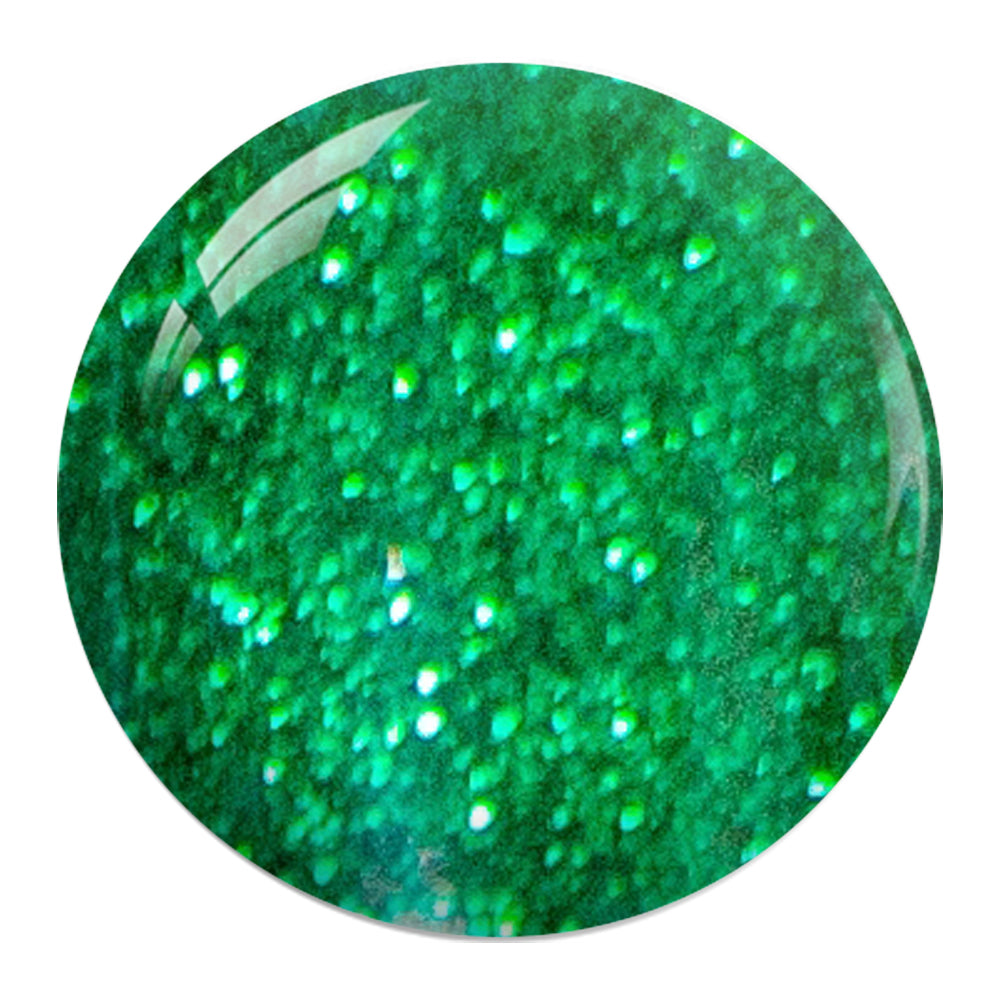 Gelixir Acrylic & Powder Dip Nails 099 Tropical Green - Glitter, Green Colors