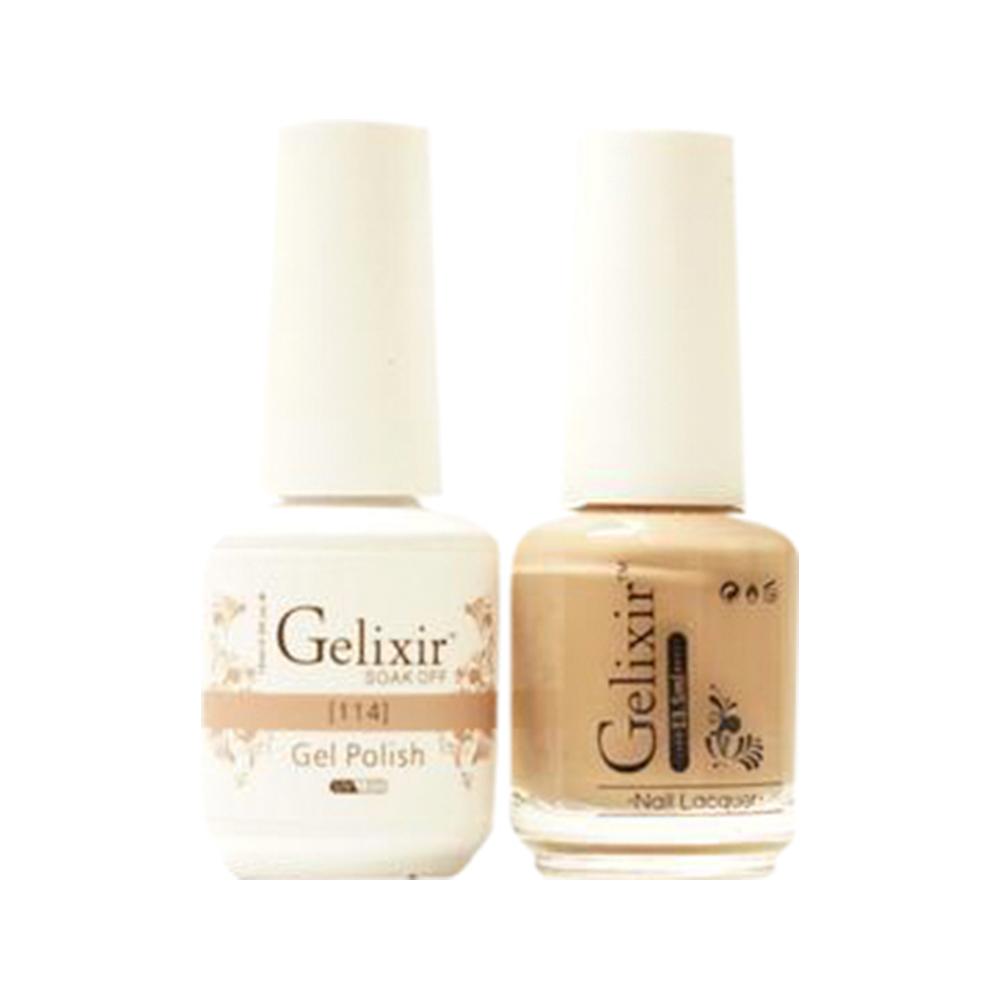 Gelixir Gel Nail Polish Duo - 114 Brown Colors