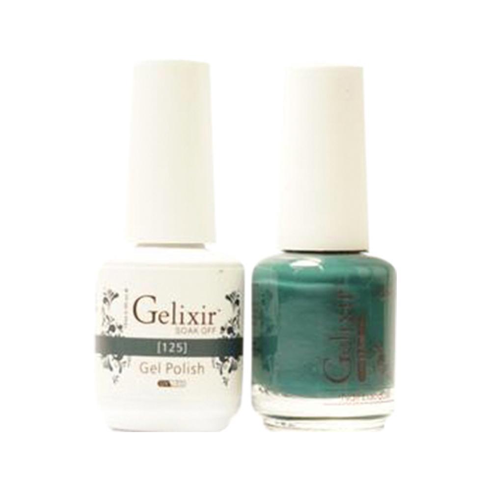 Gelixir Gel Nail Polish Duo - 125 Green Colors