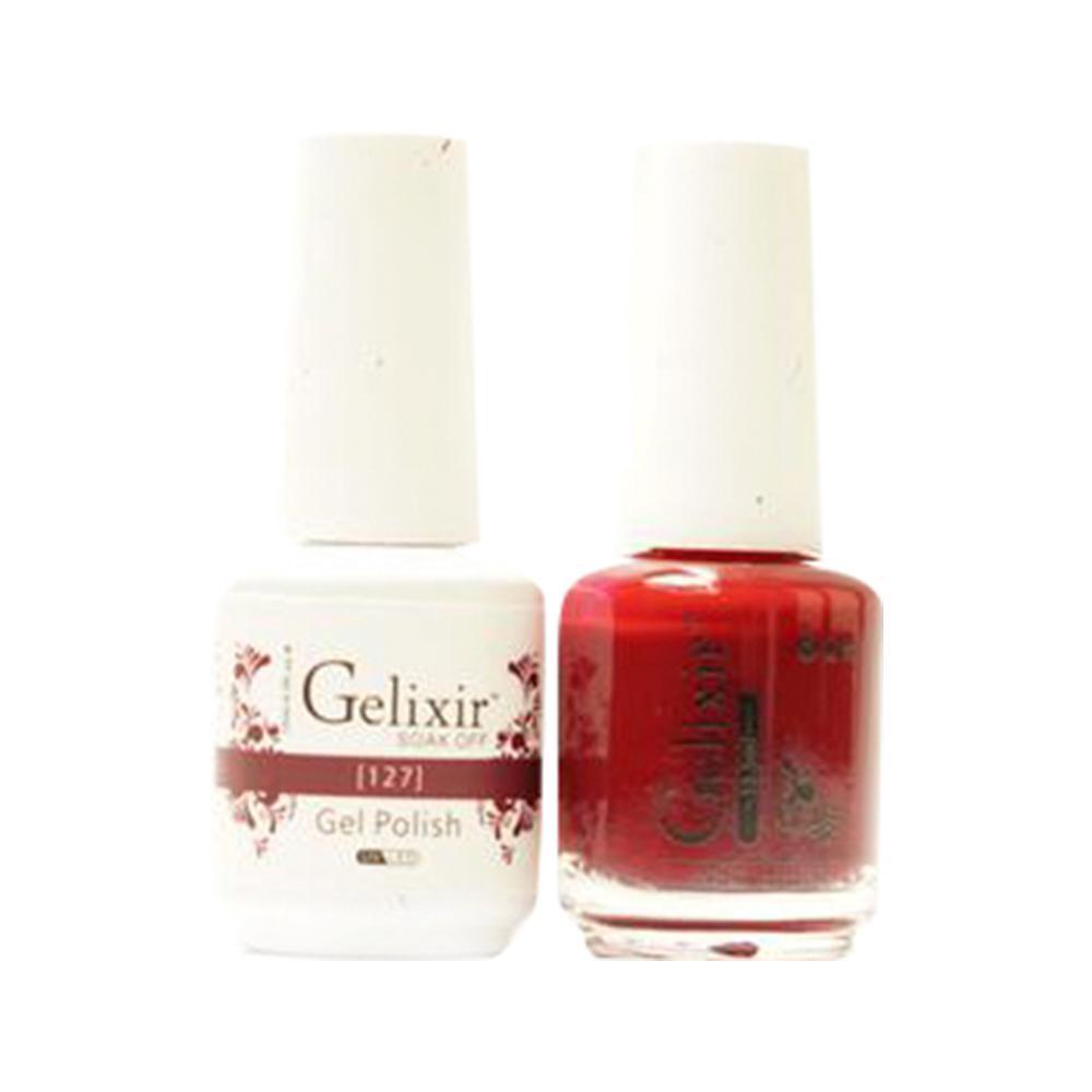 Gelixir Gel Nail Polish Duo - 127 Red Colors