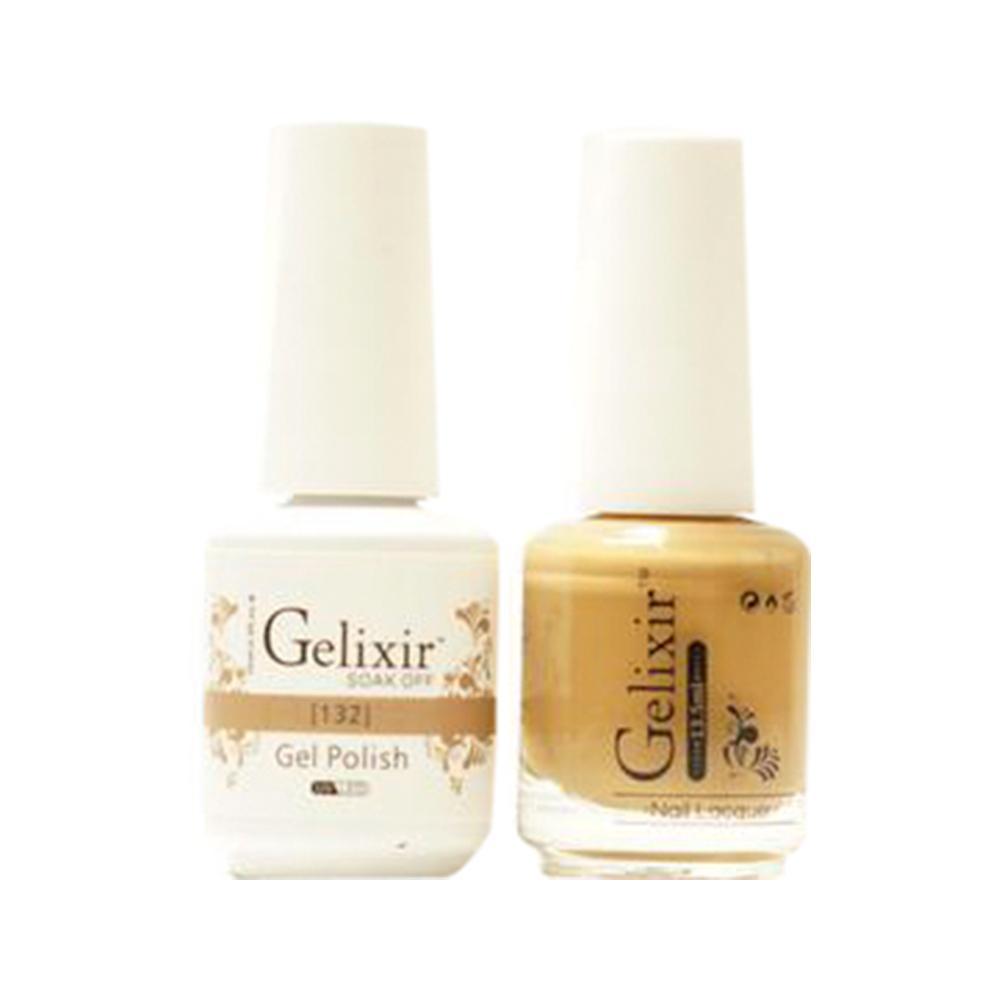 Gelixir Gel Nail Polish Duo - 132 Brown Colors