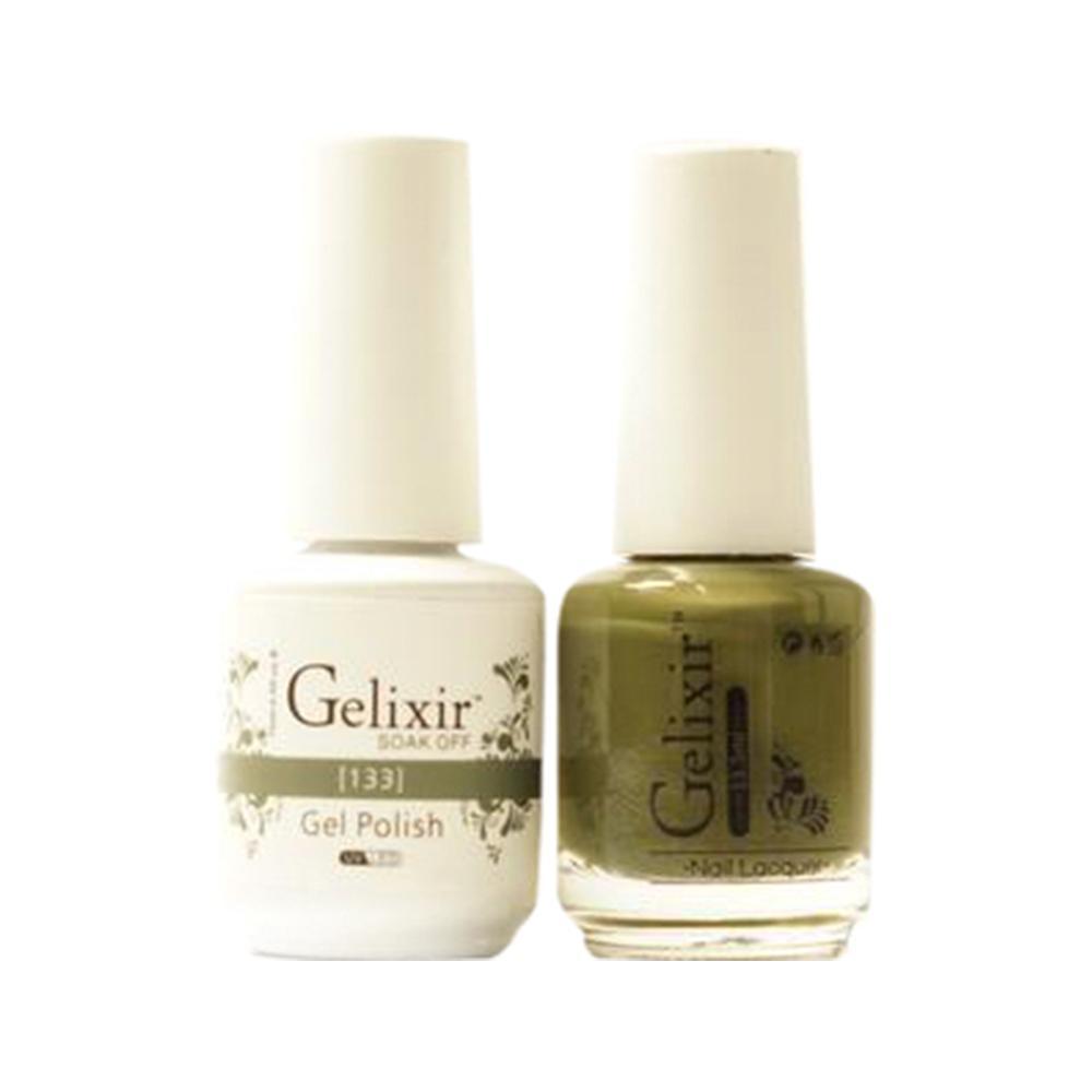 Gelixir Gel Nail Polish Duo - 133 Green Colors