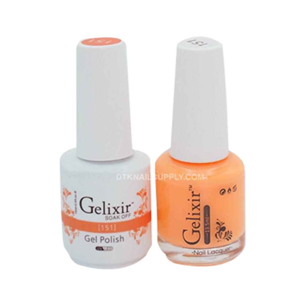 Gelixir Gel Nail Polish Duo - 151 Orange Colors