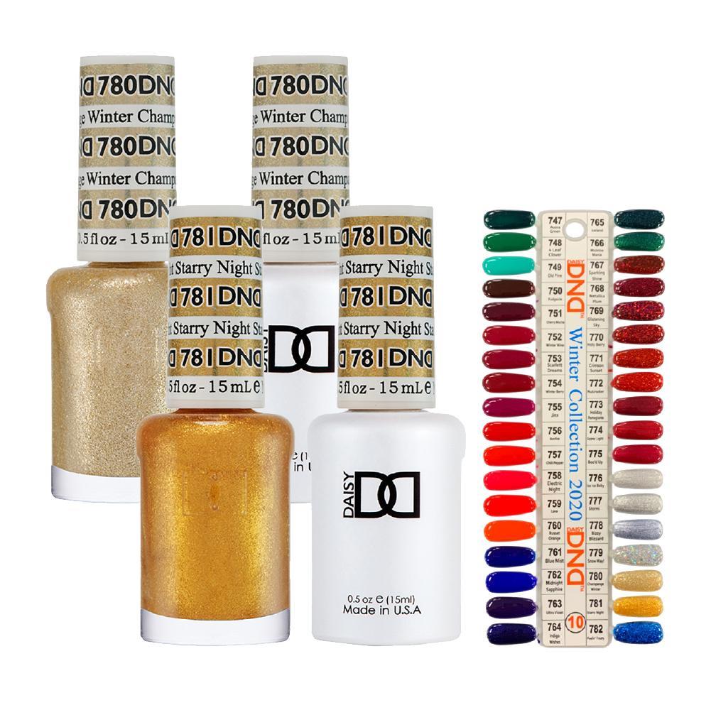 DND Part 10 (Winter Collection 2020) - Set of 32 Gel & Lacquer Combos