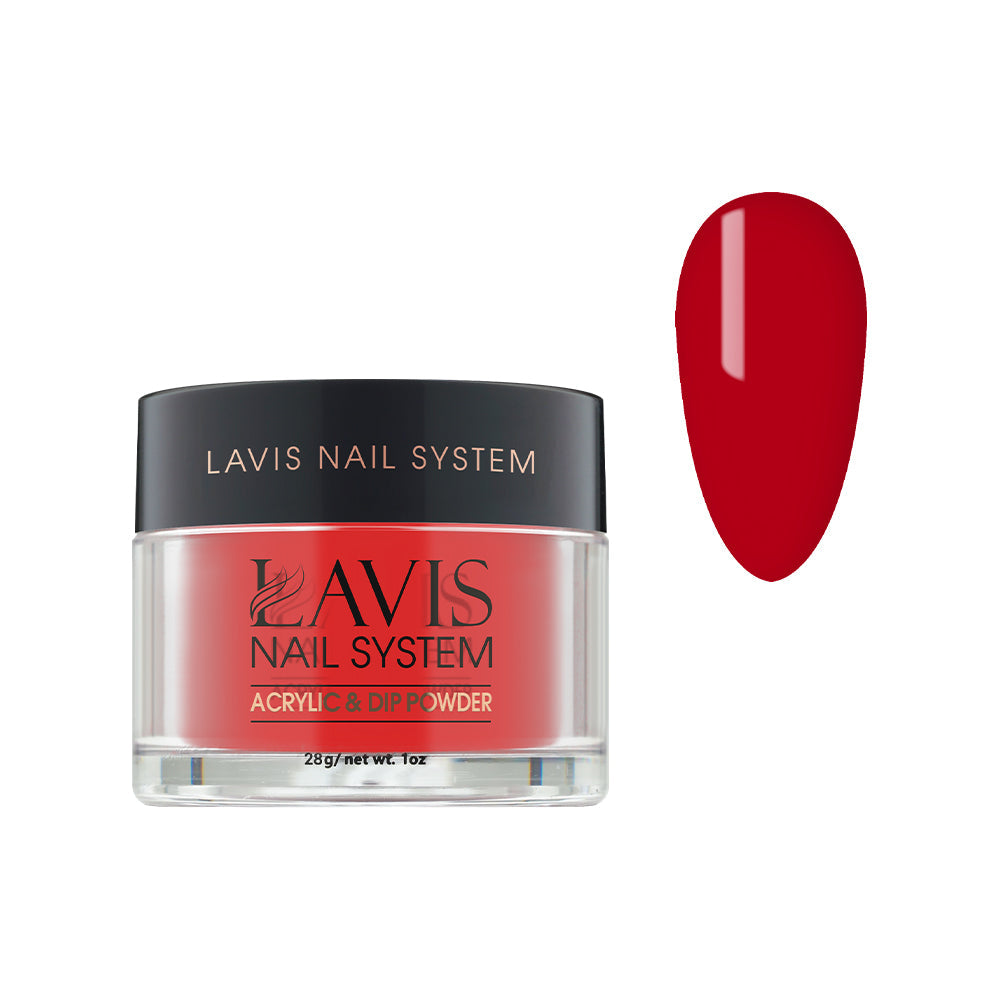 Lavis Acrylic Powder - 224 Pomegranate Red - Scarlet Colors