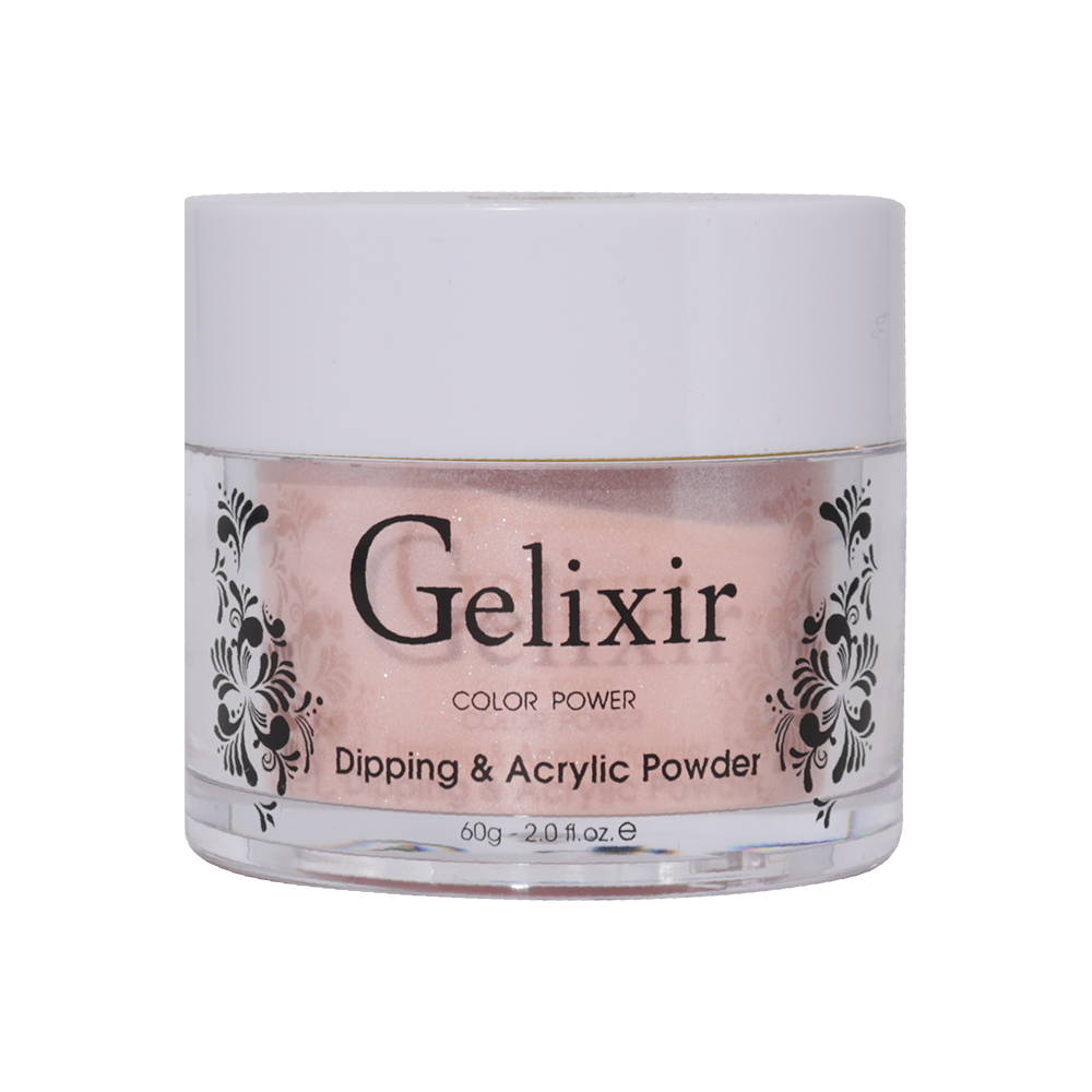 Gelixir Acrylic & Powder Dip Nails 038 Noble Queen - Glitter, Rosegold Colors