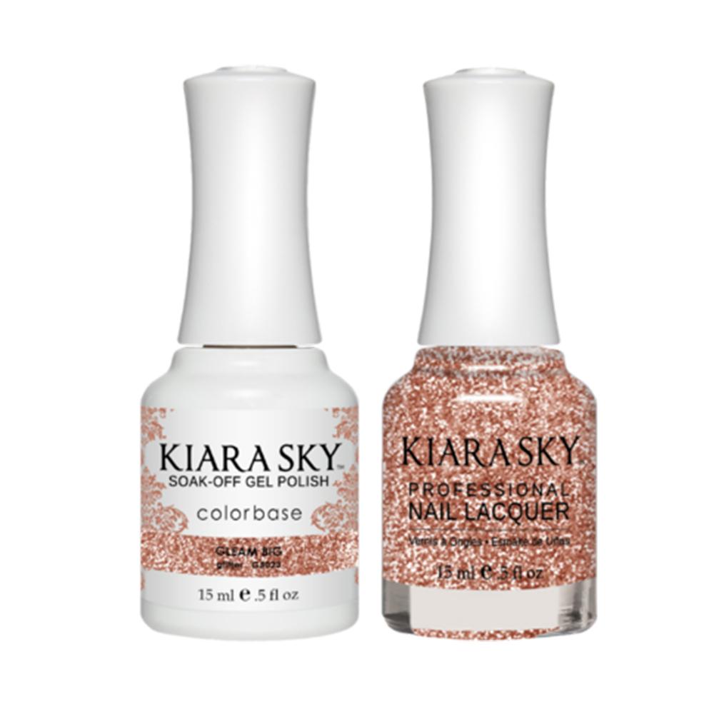 Kiara Sky Gel Nail Polish Duo - All-In-One - 5023 GLEAM BIG