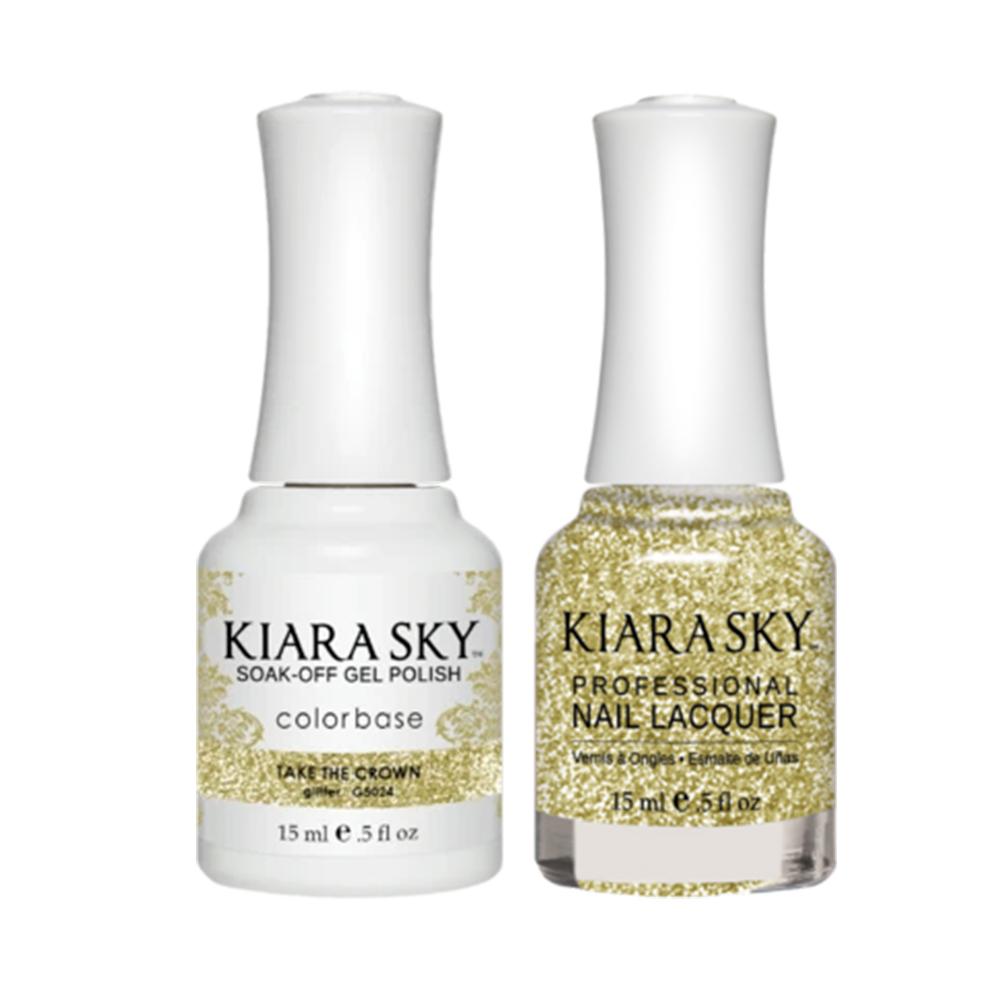 Kiara Sky Gel Nail Polish Duo - All-In-One - 5024 GLEAM BIG