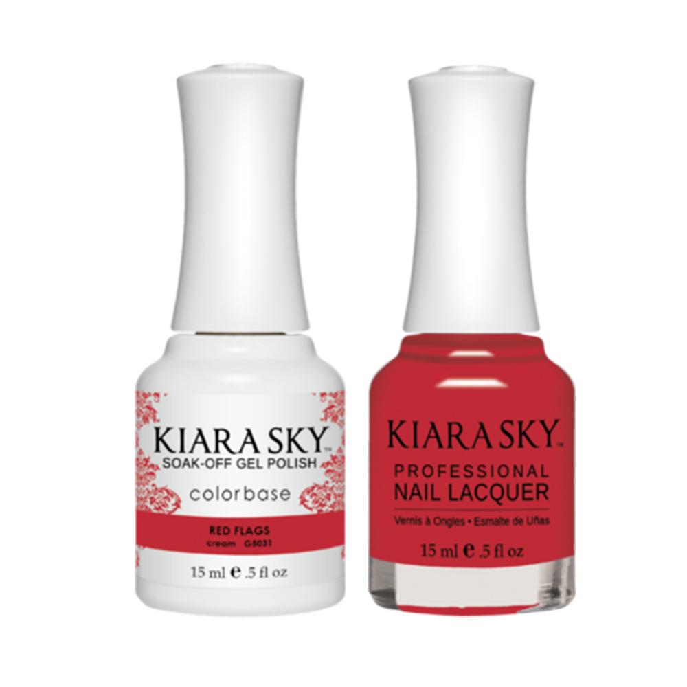 Kiara Sky Gel Nail Polish Duo - All-In-One - 5031 RED FLAGS