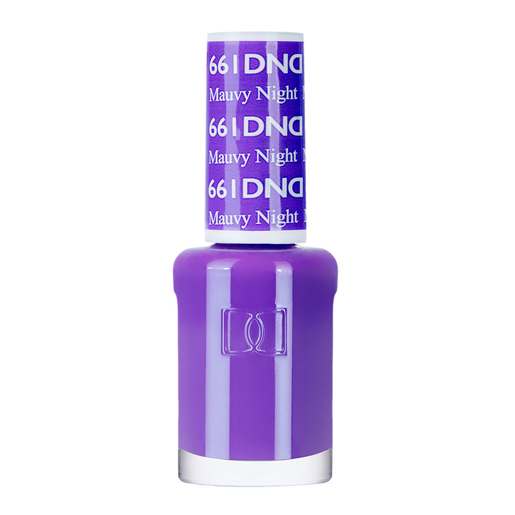 DND Nail Lacquer - 661 Purple Colors - Mauvy Night