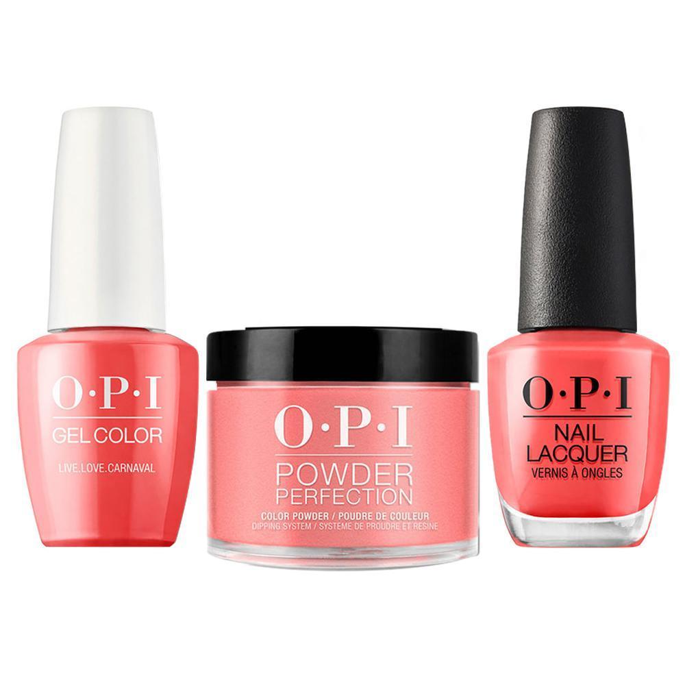 OPI 3 in 1 - A69 Live.Love.Carnaval - Dip, Gel & Lacquer Matching