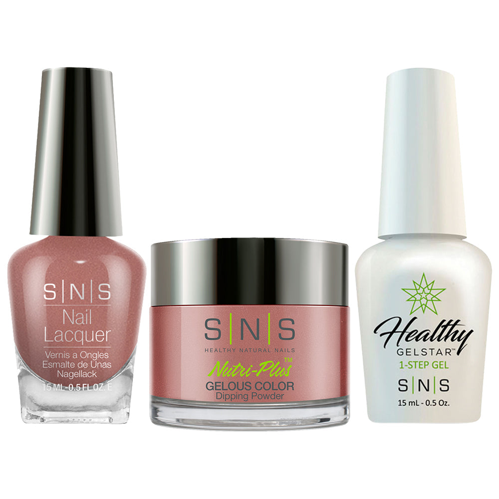 SNS 3 in 1 - AN02 Cashmere Rose Gelous - Dip, Gel & Lacquer Matching