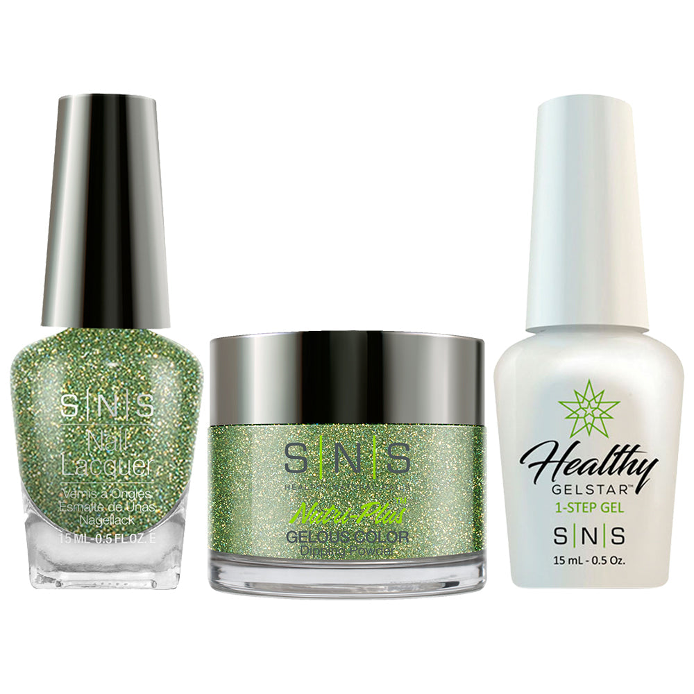 SNS 3 in 1 - AN17 Mossy Trails Gelous - Dip, Gel & Lacquer Matching