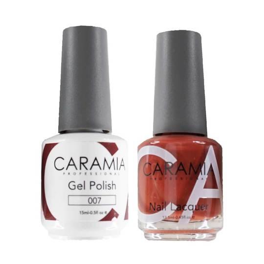 Caramia Gel Nail Polish Duo - 007 Brown Colors