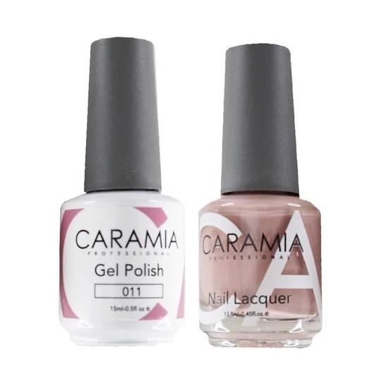 Caramia Gel Nail Polish Duo - 011 Beige Colors
