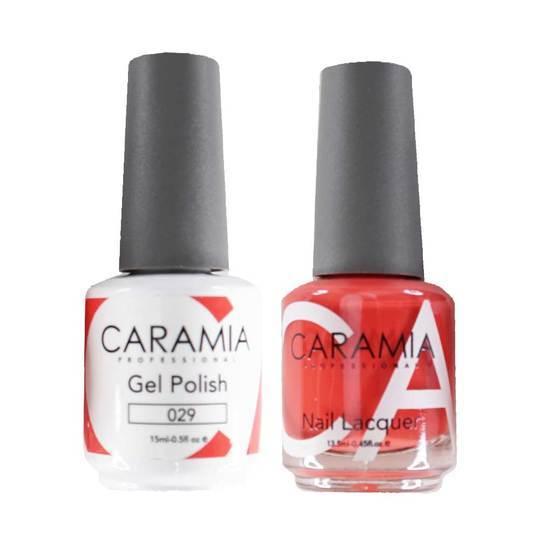 Caramia Gel Nail Polish Duo - 029 Red Colors