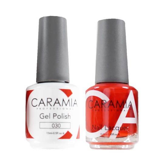 Caramia Gel Nail Polish Duo - 030 Red Colors