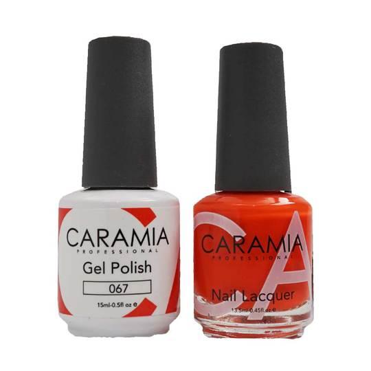 Caramia Gel Nail Polish Duo - 067 Orange Colors