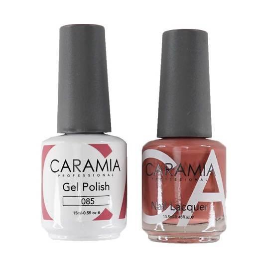 Caramia Gel Nail Polish Duo - 085 Brown Colors