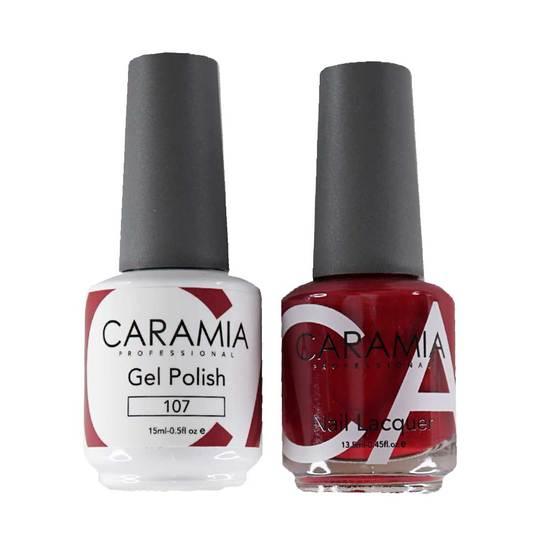 Caramia Gel Nail Polish Duo - 107 Red Colors