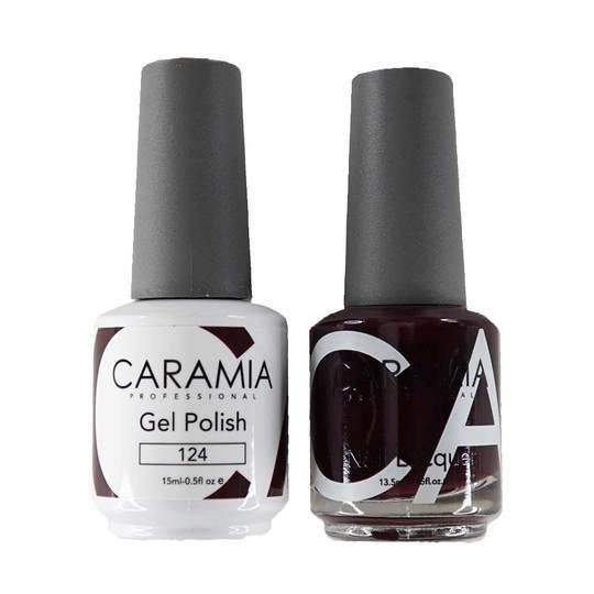Caramia Gel Nail Polish Duo - 124 Brown Colors