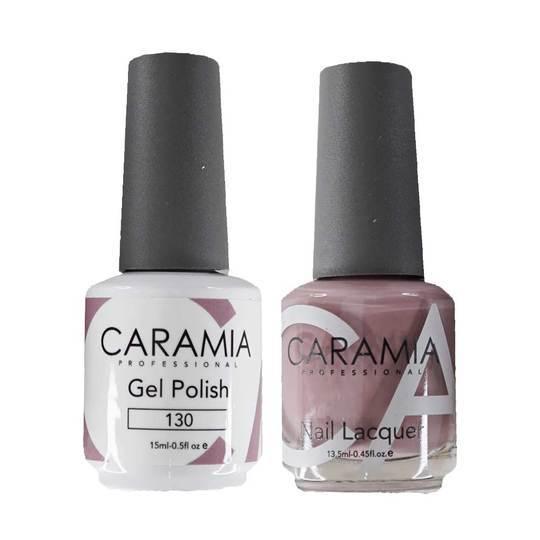 Caramia Gel Nail Polish Duo - 130 Gray Colors