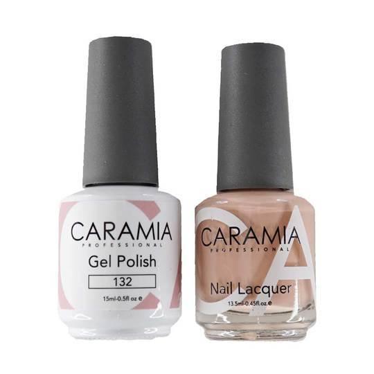 Caramia Gel Nail Polish Duo - 132 Beige Colors