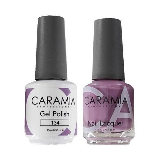 Caramia Gel Nail Polish Duo - 134 Purple Colors