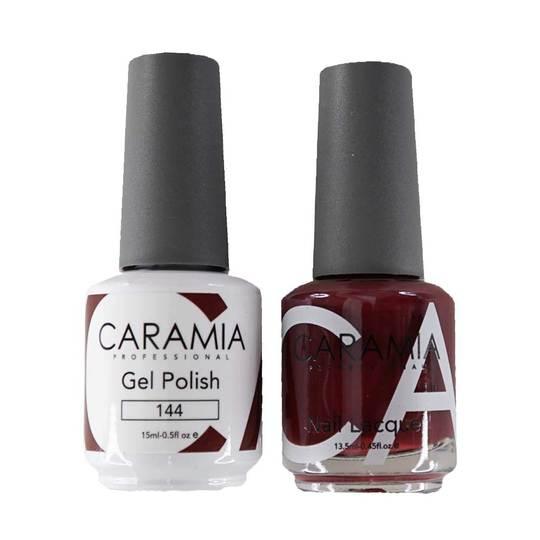 Caramia Gel Nail Polish Duo - 144 Red Colors