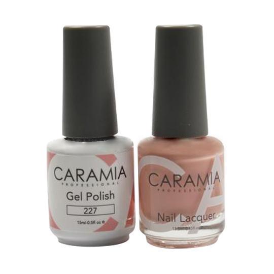 Caramia Gel Nail Polish Duo - 227 Beige Colors