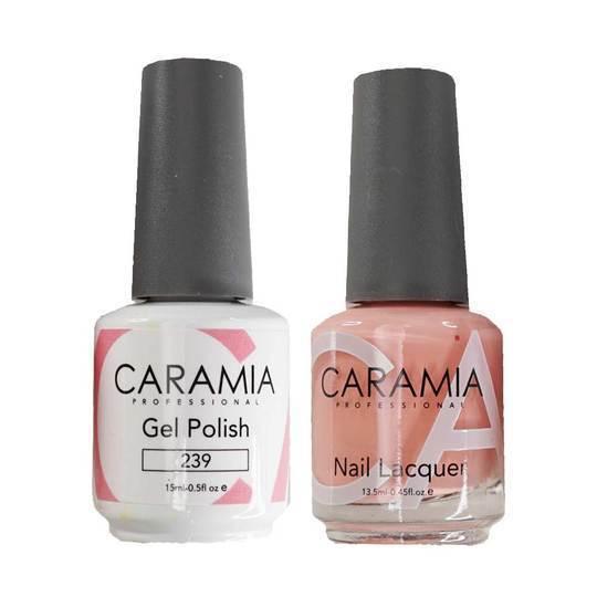 Caramia Gel Nail Polish Duo - 239 Beige Colors