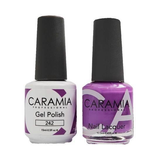 Caramia Gel Nail Polish Duo - 242 Purple Colors