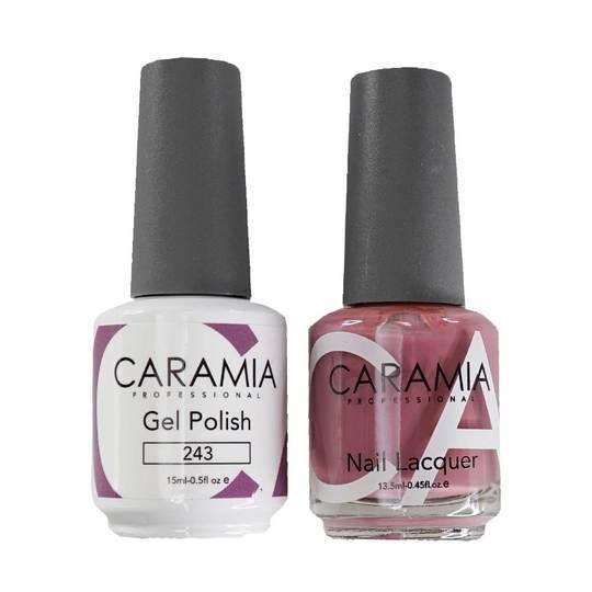 Caramia Gel Nail Polish Duo - 243 Purple Colors