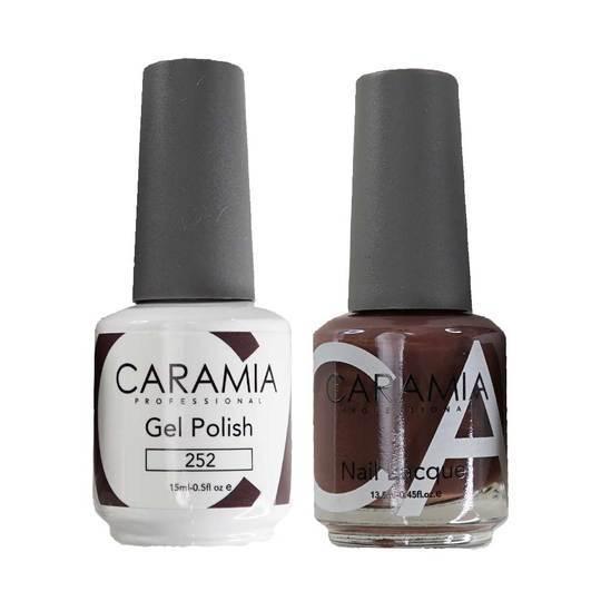 Caramia Gel Nail Polish Duo - 252 Brown Colors
