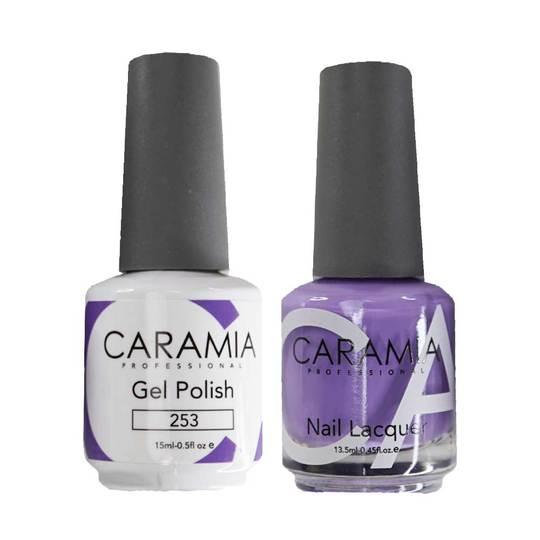 Caramia Gel Nail Polish Duo - 253 Purple Colors