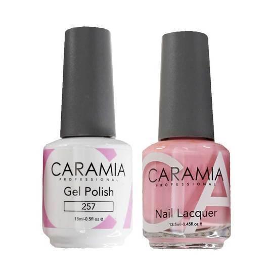 Caramia Gel Nail Polish Duo - 257 Pink Colors