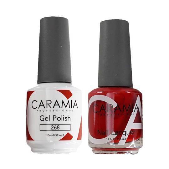 Caramia Gel Nail Polish Duo - 268 Red Colors