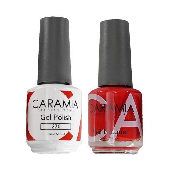 Caramia Gel Nail Polish Duo - 270 Red Colors