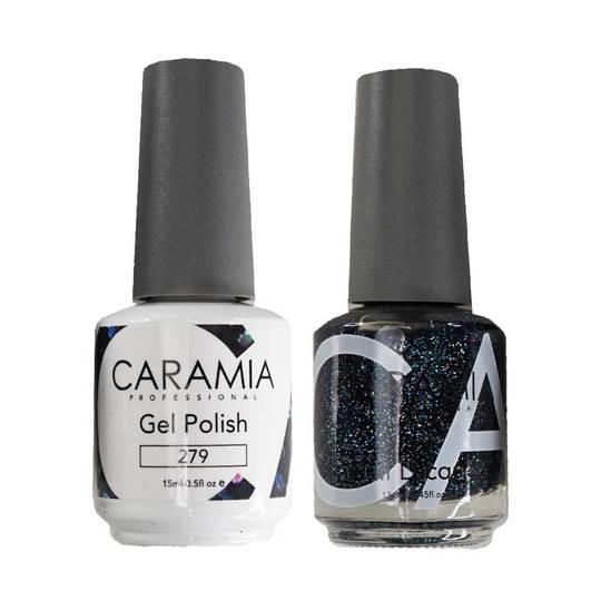 Caramia Gel Nail Polish Duo - 279 Glitter, Multi Colors