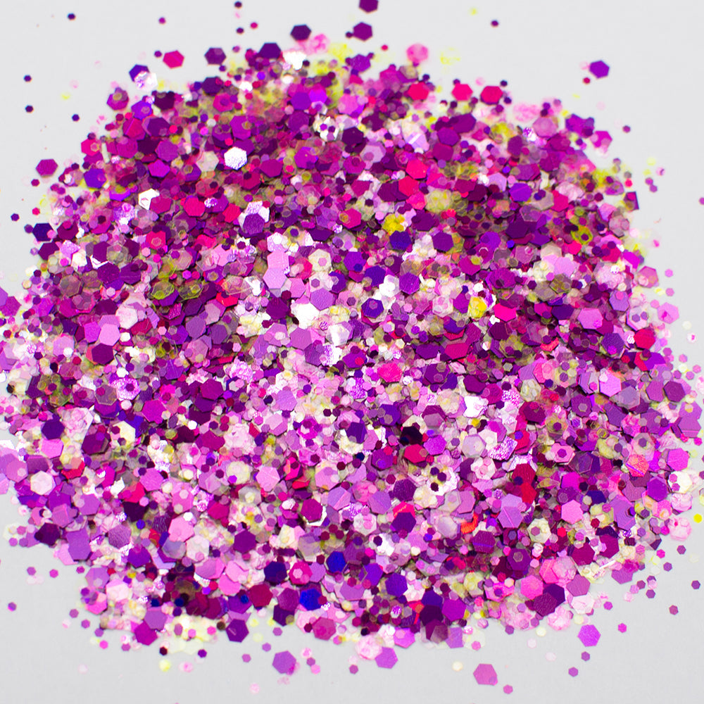 LDS Confetti Glitter Nail Art - 0.5oz CF02 Hideaway