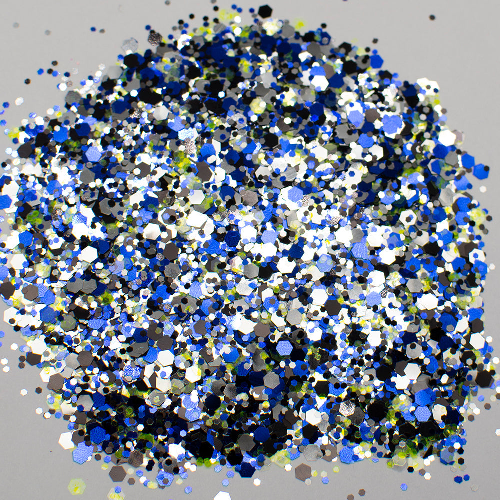 LDS Confetti Glitter Nail Art - 0.5oz CF03 Touch The Sky