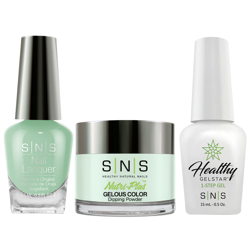 SNS 3 in 1 - CS14 Spearmint Green - Dip, Gel & Lacquer Matching